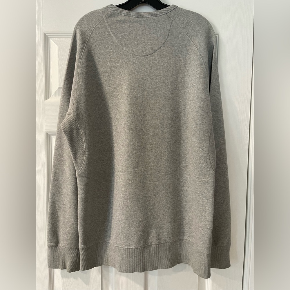 Fred Perry Classic Crewneck Jumper Sweater Light Gray Large - Picture 3 of 3